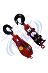 Блок монтажный двухрольный ZK2-2,0 (HQGK2-2) с крюком (г/п 2 тонны)