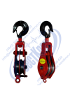 Блок монтажный двухрольный ZK2-8,0 (HQGK2-8) с крюком (г/п 8 тонн)